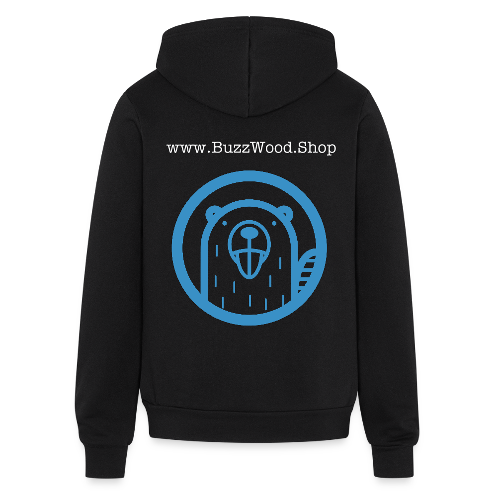 Bella + Canvas Unisex Full Zip Hoodie - black
