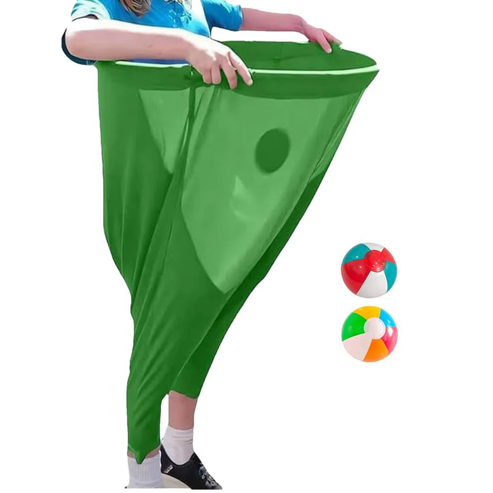 Granny Pants Party Rush Yard Game the Ultimate Backyard Party Game Funny Games Parent Child Pitching Game Props Toys with Balls