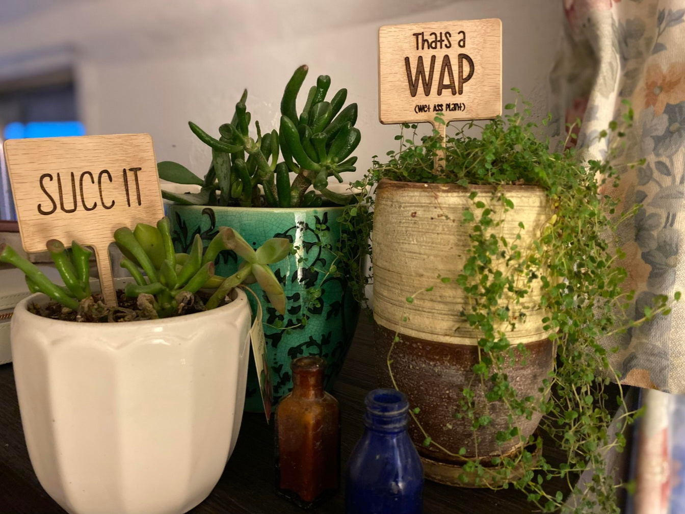 Whittled Wisdom - Plant Signs (Qty-5)