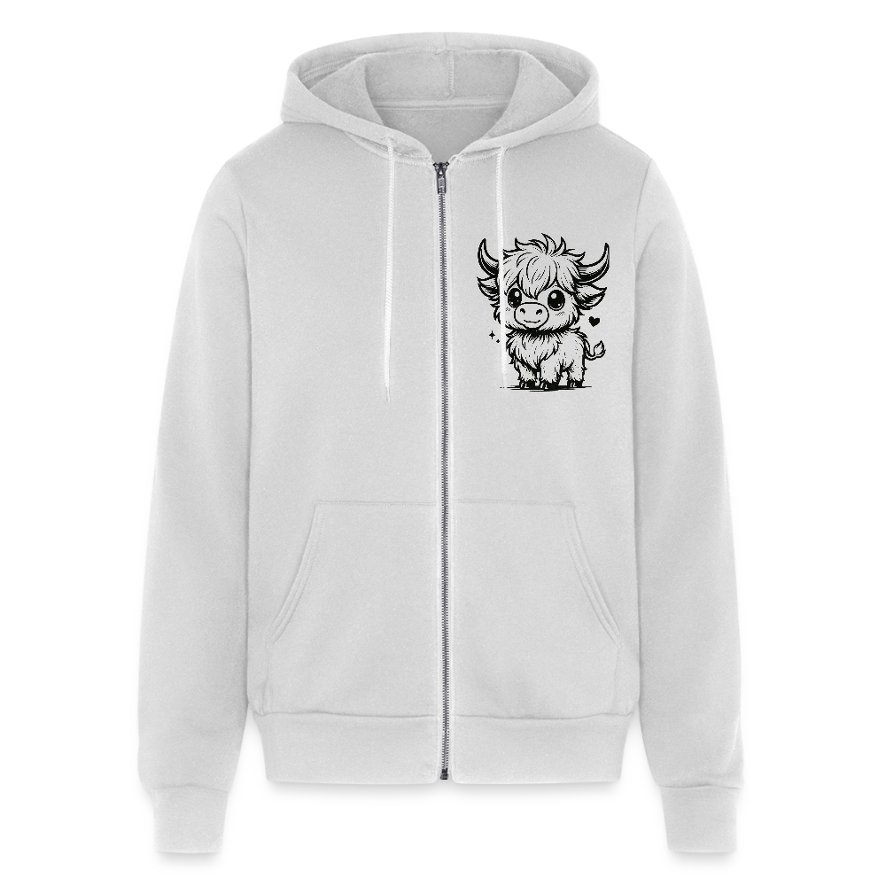 Highland MooMoo Hoodie - silver
