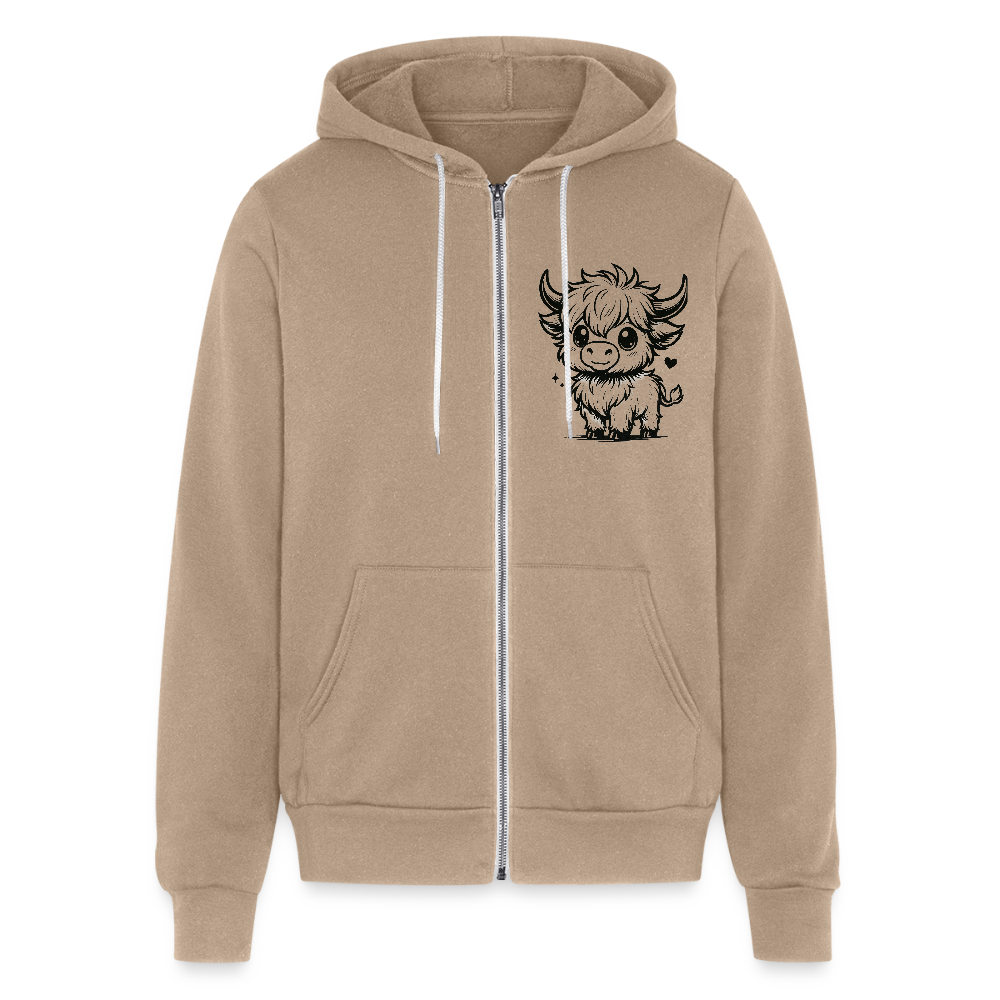 Highland MooMoo Hoodie - tan