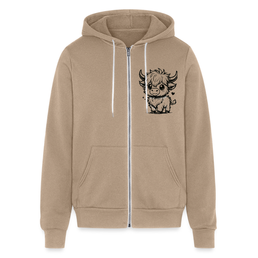 Highland MooMoo Hoodie - tan