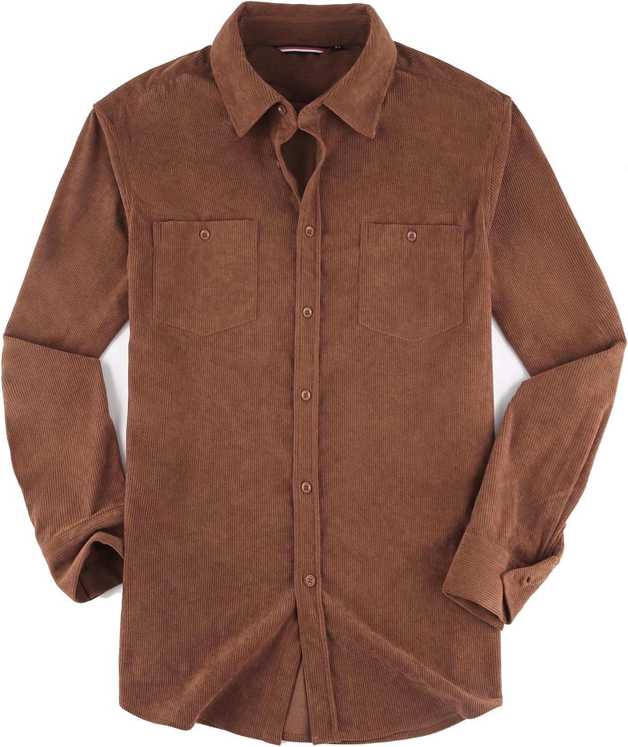 Mens Button down Shirts Flannel Shirt Long Sleeve