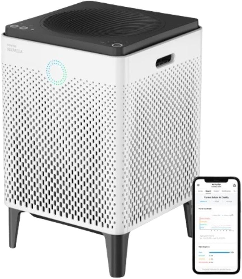 AP-2015F Airmega 400 Smart Air Purifier (Covers 1,560 Sq. Ft.), True HEPA Air Purifier with Smart Technology, White