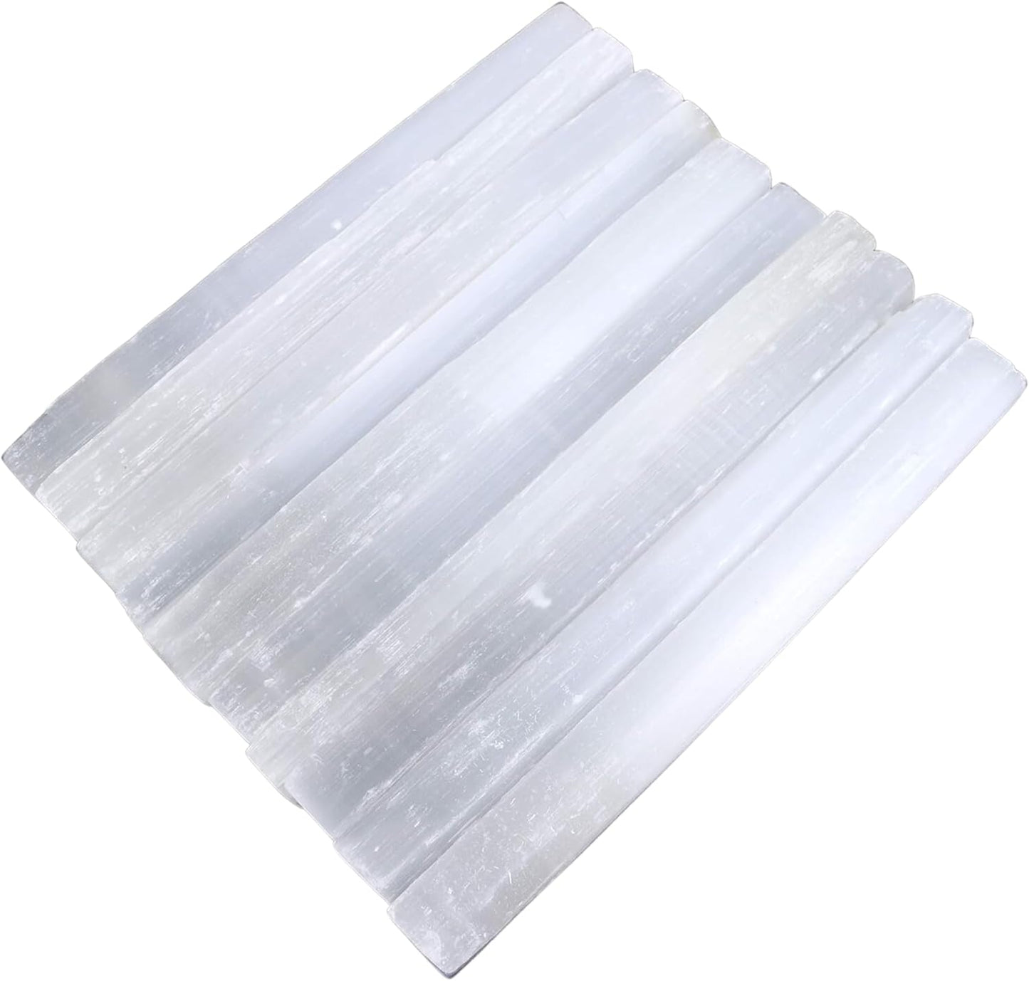 4 Selenite Crystal Wand | Variety Pack Selenite Sticks for Healing | Reiki & Metaphysical Energy Drawing | Wicca Altar Crystals Stick Healing Reiki Home Witchcraft Supplies - Pack of 20